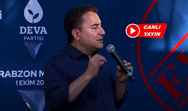 DEVA PARTİSİ TRABZON MİTİNGİ CANLI YAYIN