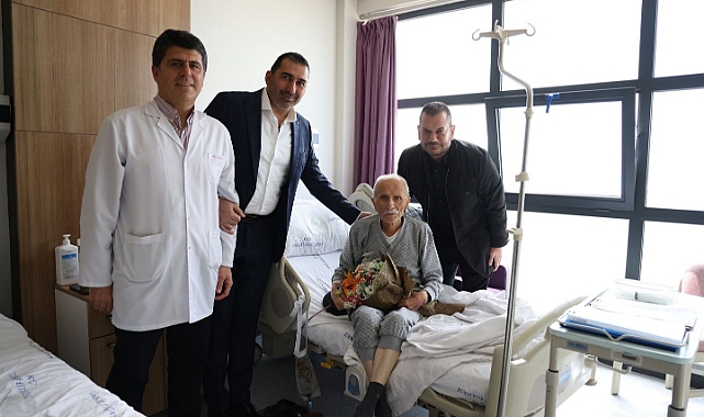 DOĞAN'DAN  NİZAMETTİN ALGAN'A ZİYARET