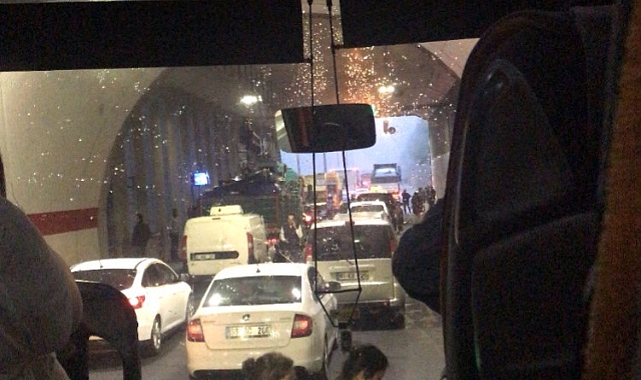 YOĞUN YAĞIŞ SONRASI MAÇKA'DA HEYELAN MEYDANA GELDİ