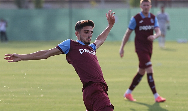 TRABZONSPOR İLK HAZIRLIK MAÇINDA GALİP 2-1