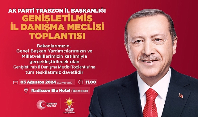 AK PARTİ TRABZON'DA HEYECAN BAŞLADI