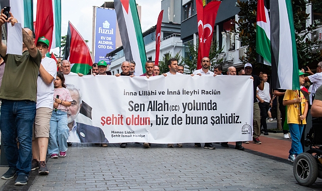 TRABZON'DAN FİLİSTİN'E DESTEK YÜRÜYÜŞÜ