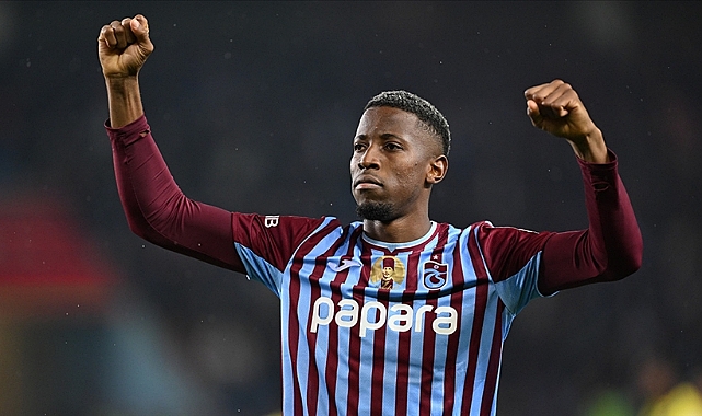 TRABZONSPOR'UN DERBİDE GOL GÜVENCESİ SİMON BANZA