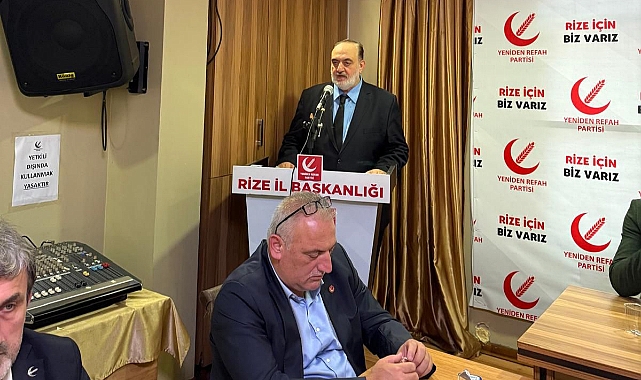 YENİDEN REFAH RİZE'DE COŞKULU BAYRAMLAŞMA