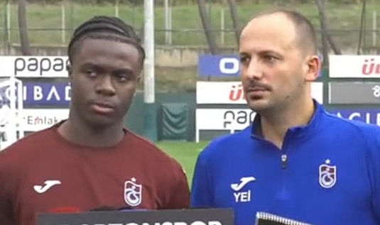 TRABZONSPOR'DA OULAİ İDDİALI KONUŞTU: KUPA KAZANMAK İSTİYORUM