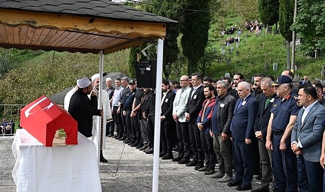 AKÇAABATLI POLİS MEMURUNA SON GÖREV