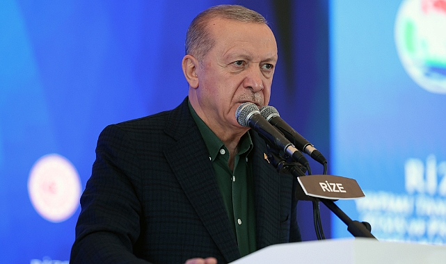 CUMHURBAŞKANI ERDOĞAN: 81 İLİMİZ VE İNSANLIK İÇİN CANLA BAŞLA ÇALIŞACAĞIZ