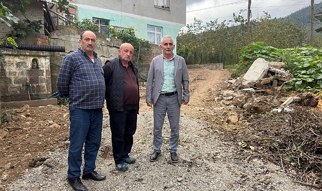 ENGELLİ VATANDAŞIN YOL ÇİLESİNİ BÜYÜKŞEHİR BİTİRDİ