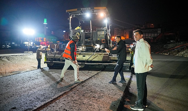 BAŞKAN KAYA DEĞİRMENDERE KAVŞAĞINI İNCELEDİ