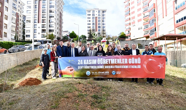ŞEHİT ÖĞRETMENLERİN ANISI FİDANLARIN YAŞAYACAK