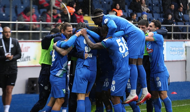 RİZESPOR 3 PUANI 3 GOLLE ALDI