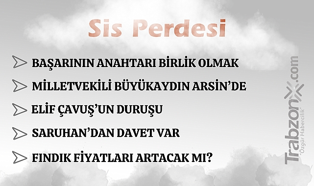 20.01.2026 SİS PERDESİ