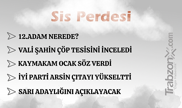 24.01.2026 SİS PERDESİ