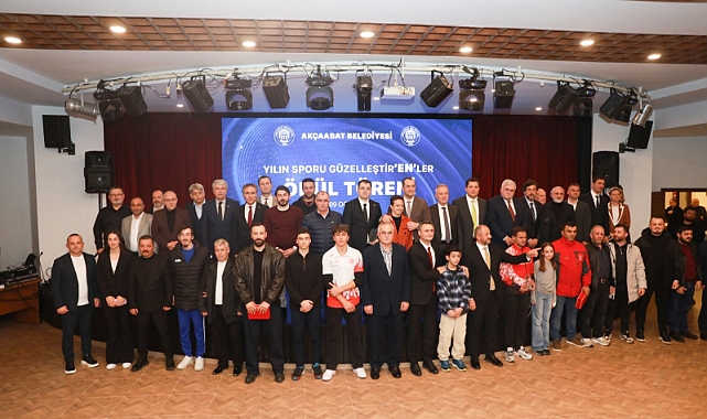 AKÇAABAT'TA SPOR ÖDÜLLERİ SAHİPLERİNİ BULDU