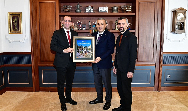 BAŞKAN EKİM'DEN VALİ ŞAHİN'E HAYIRLI OLSUN ZİYARETİ