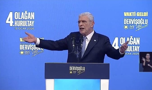 İYİ PARİ LİDERİ DERVİŞOĞLU: BİZ BU YOLA BU ÜLKEYİ YENİDEN AYAĞA KALDIRMAK İÇİN ÇIKTIK