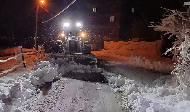 ORTAHİSAR BELEDİYESİ'NDEN KAR MÜCADELESİ