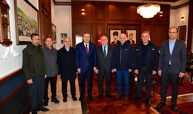 ŞEHİT AİLELERİ DERNEĞİNDEN VALİ ŞAHİN'E ZİYARET