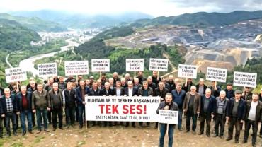 DERELİ TEK YÜREK: MADEN FAALİYETLERİNE TEPKİ!
