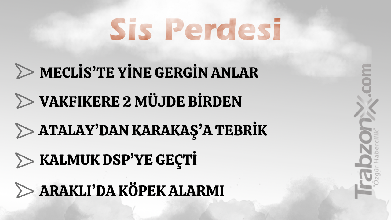 15.05.2026 SİS PERDESİ