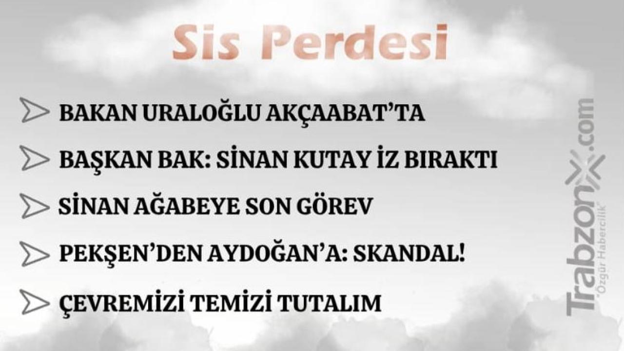 28.05.2026 SİS PERDESİ