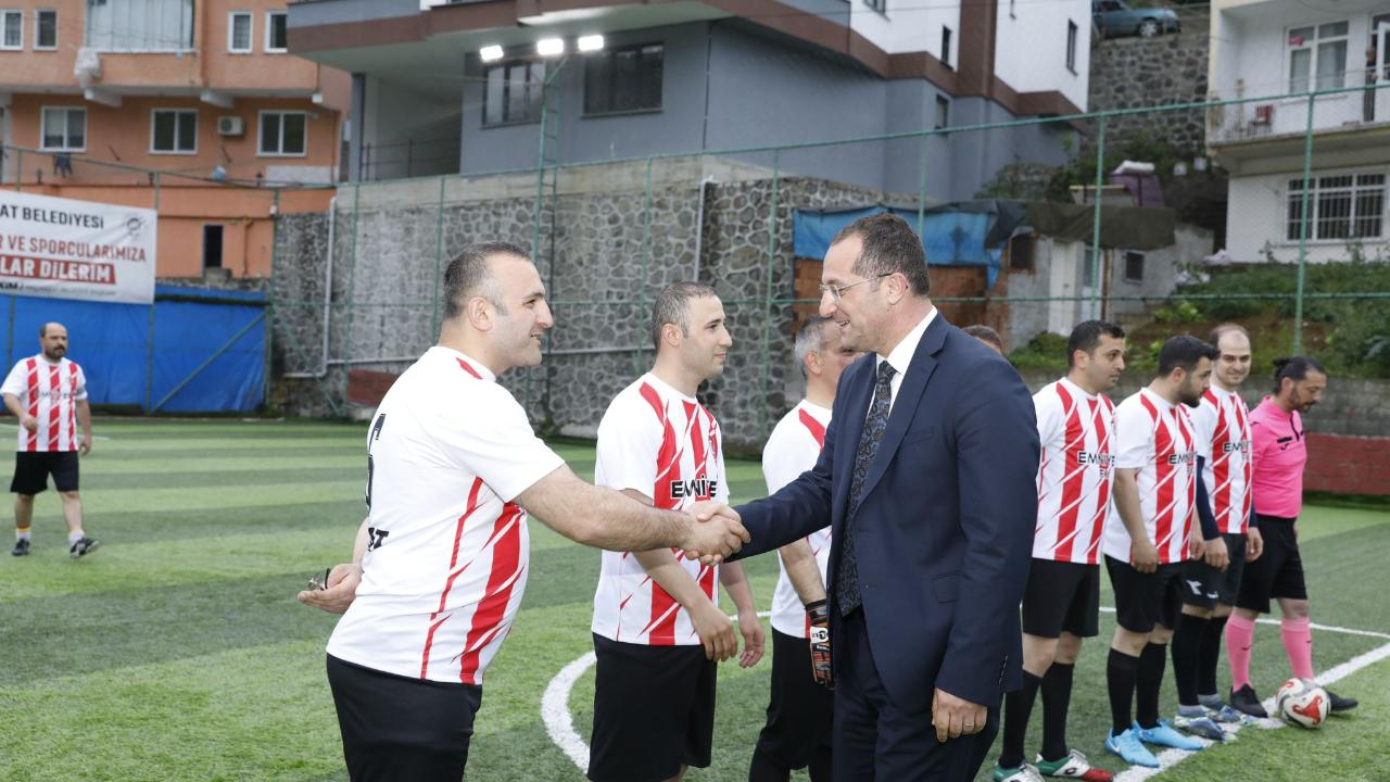 AKÇAABAT'TA FUTBOL TURNUVASI BAŞLADI