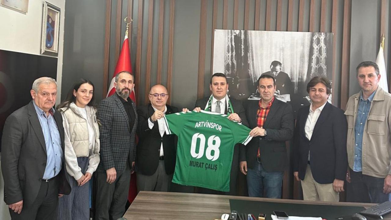 ARTVİNSPOR HEYETİNDEN KURUM ZİYARETLERİ