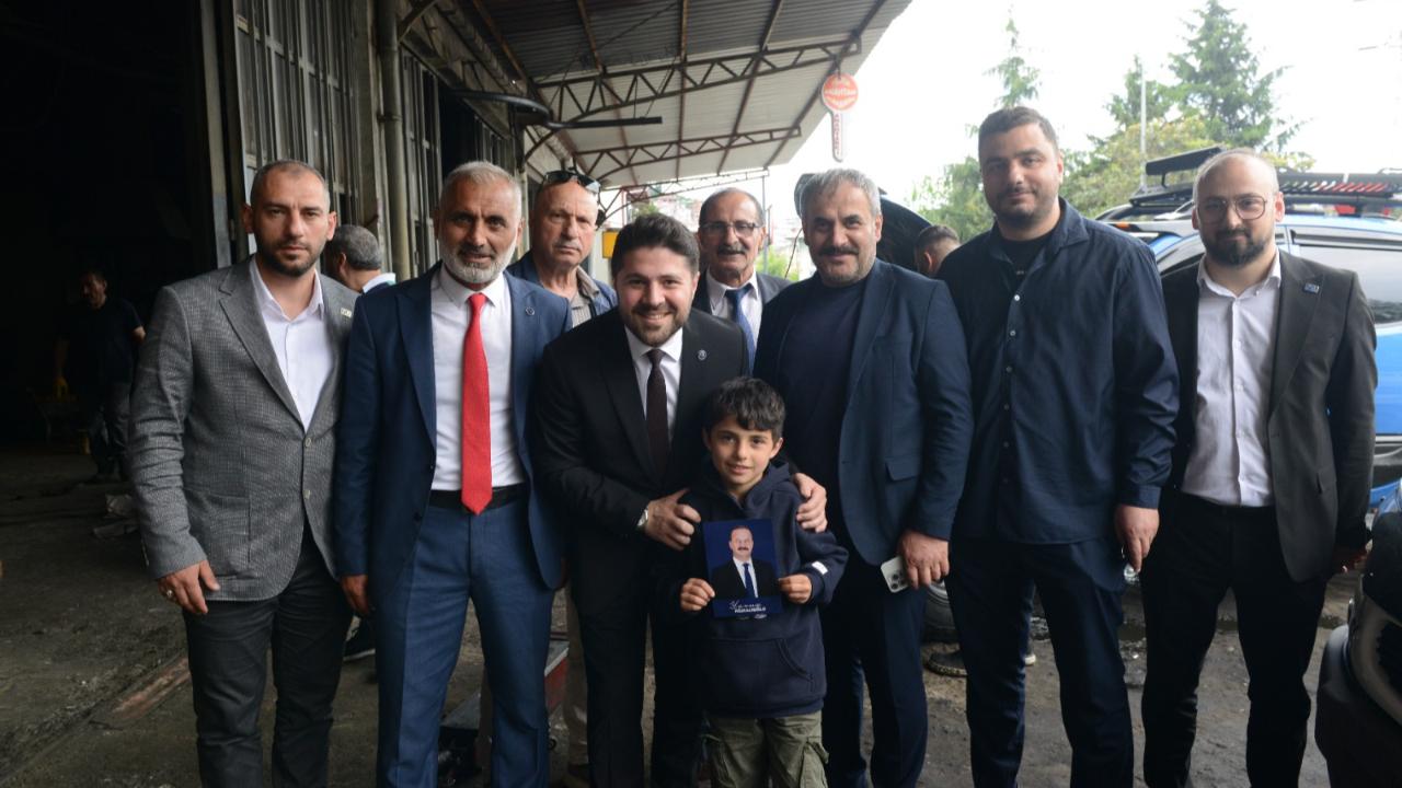 BAŞKAN KALKIŞIM SÜRMENE’DE SANAYİ ESNAFI İLE BULUŞTU
