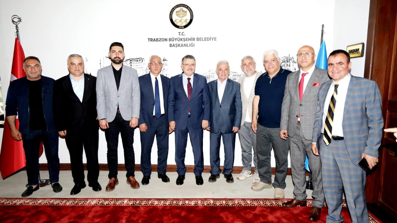 HEMŞEHRİ DERNEKLERİNDEN BAŞKAN GENÇ'E ZİYARET