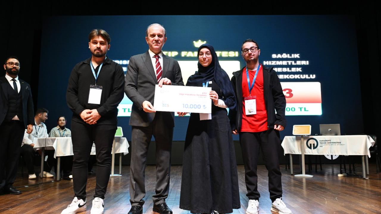 KTÜ BİLGİ MARATONU’NDA FİLİSTİN’E ANLAMLI DESTEK