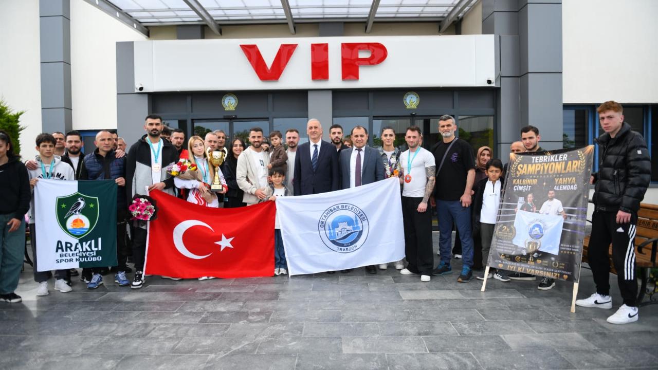 ORTAHİSAR BELEDİYESE SPORCULARI ŞAMPİYONLUKLA DÖNDÜ