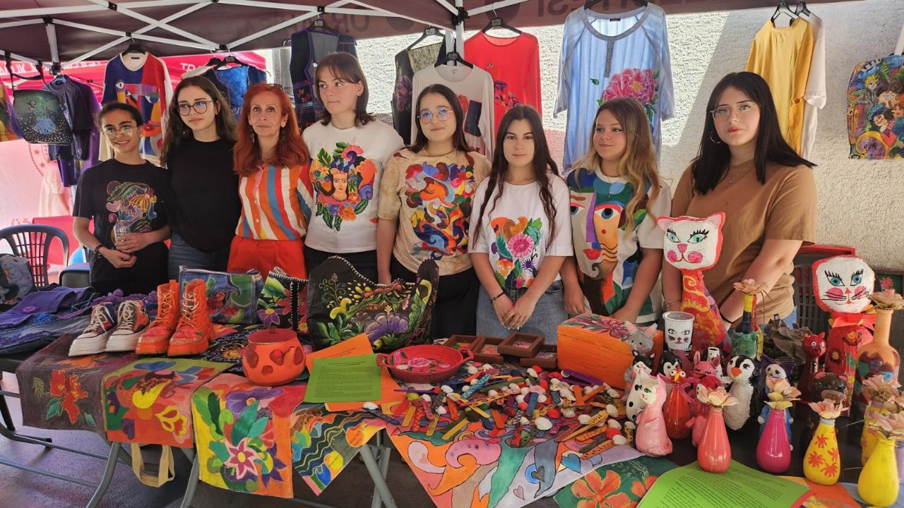 ATIK MALZEMELER SANAT ESERİNE DÖNÜŞTÜRÜLDÜ