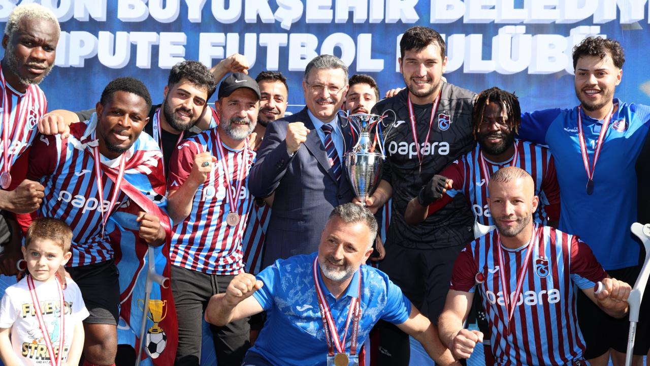 BAŞKAN GENÇ AMPUTE TAKIMINA ŞAMPİYONLUK HEDEFİ ÇİZDİ