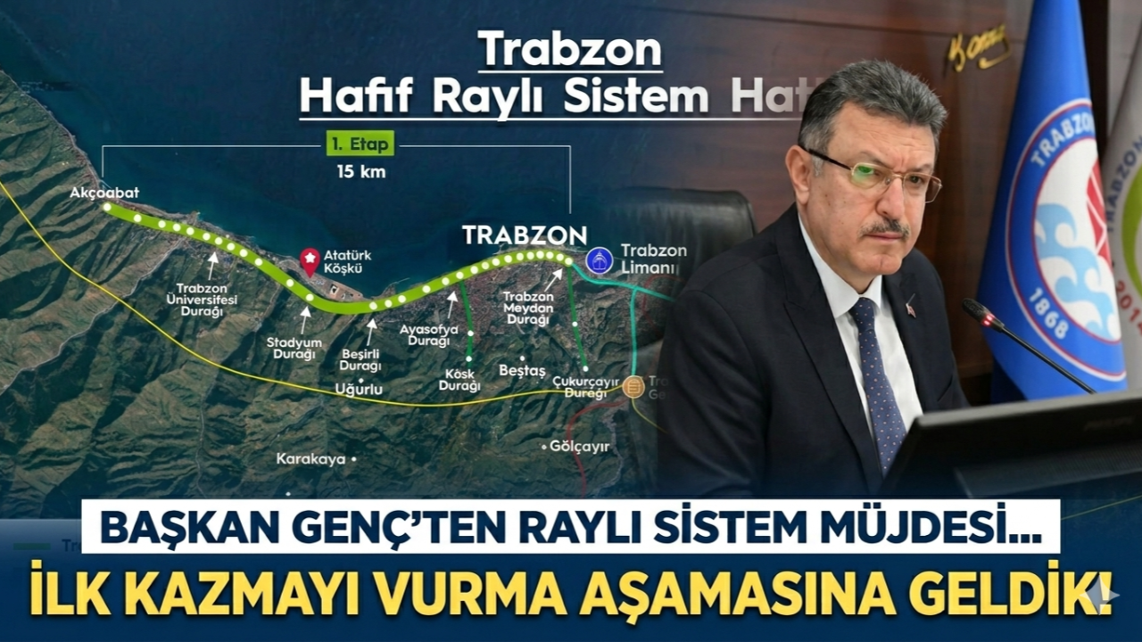 BAŞKAN GENÇ'TEN RAYLI SİSTEM MÜJDESİ!