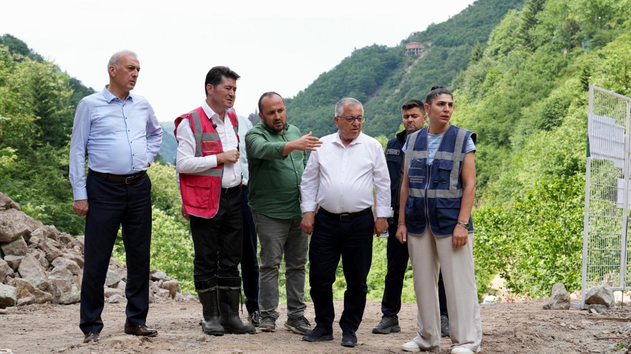 BAŞKAN KAYA, ÇAĞLAYAN ŞELALESİ PROJESİ’Nİ İNCELEDİ