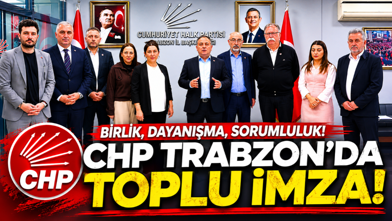 CHP TRABZON'DAN TOPLU İMZA!