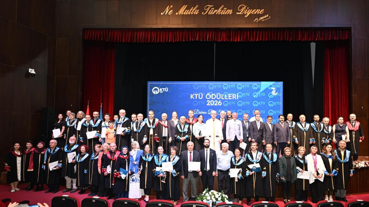 “KTÜ 2026 ÖDÜLLERİ” SAHİPLERİNİ BULDU