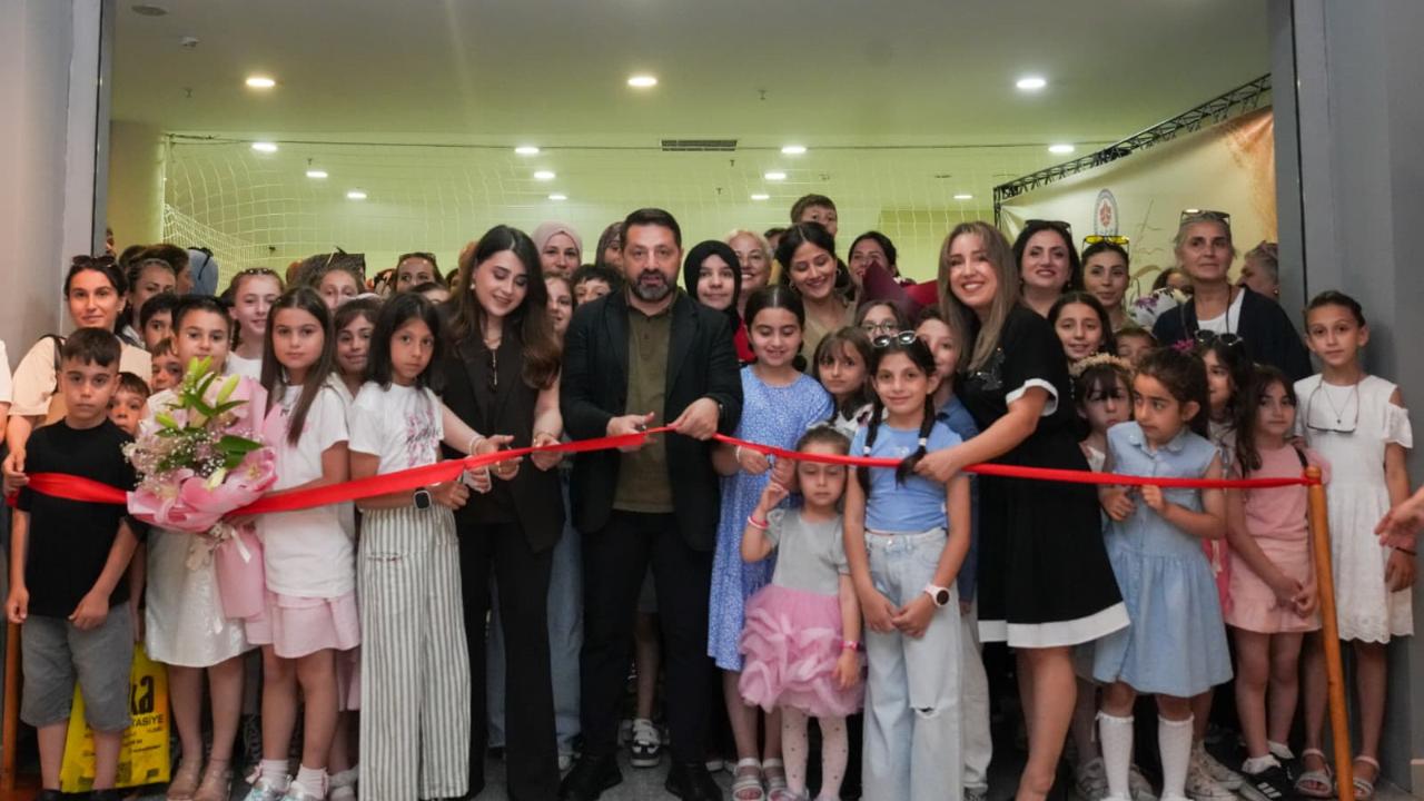 KURSİYERLERİN ESERLERİ SANATSEVERLERLE BULUŞTU