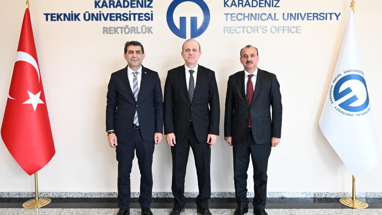 MİLLİ EĞİTİM AKADEMİSİ BAŞKANINDAN KTÜ REKTÖRÜ’NE ZİYARET
