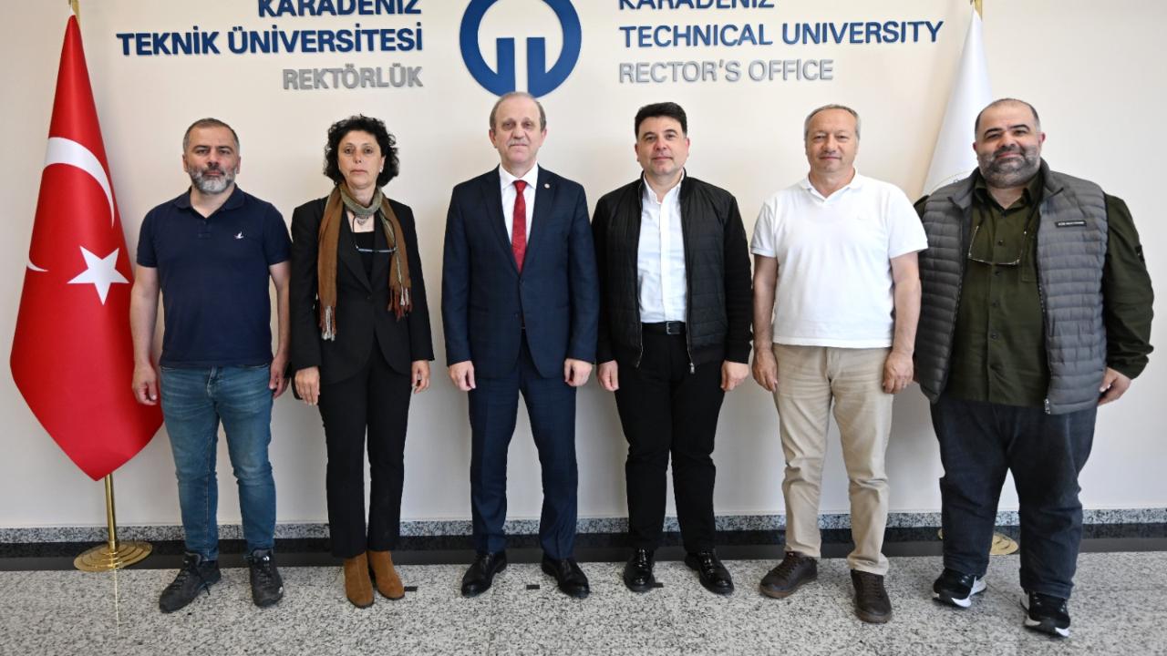 MİMARLAR ODASINDAN KTÜ REKTÖRÜNE ZİYARET