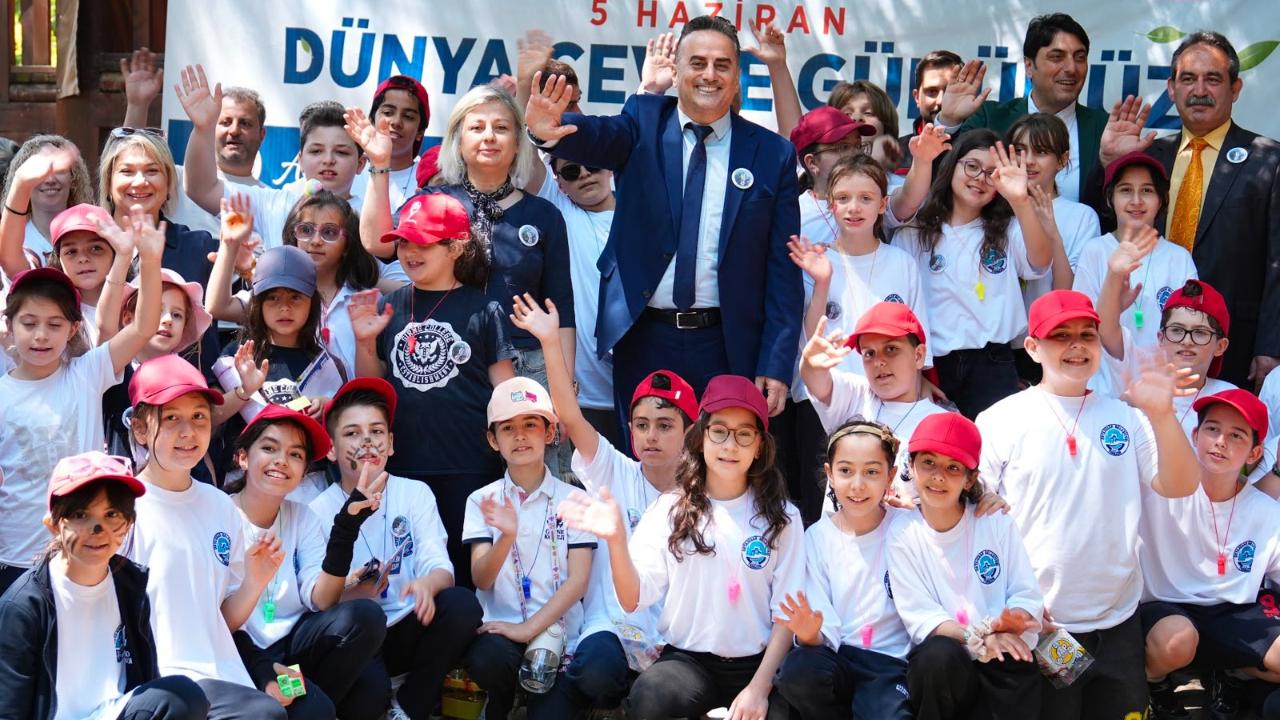 ORTAHİSAR BELEDİYESİ, DÜNYA ÇEVRE GÜNÜ’NÜ ÇOCUKLARLA BİRLİKTE KUTLADI