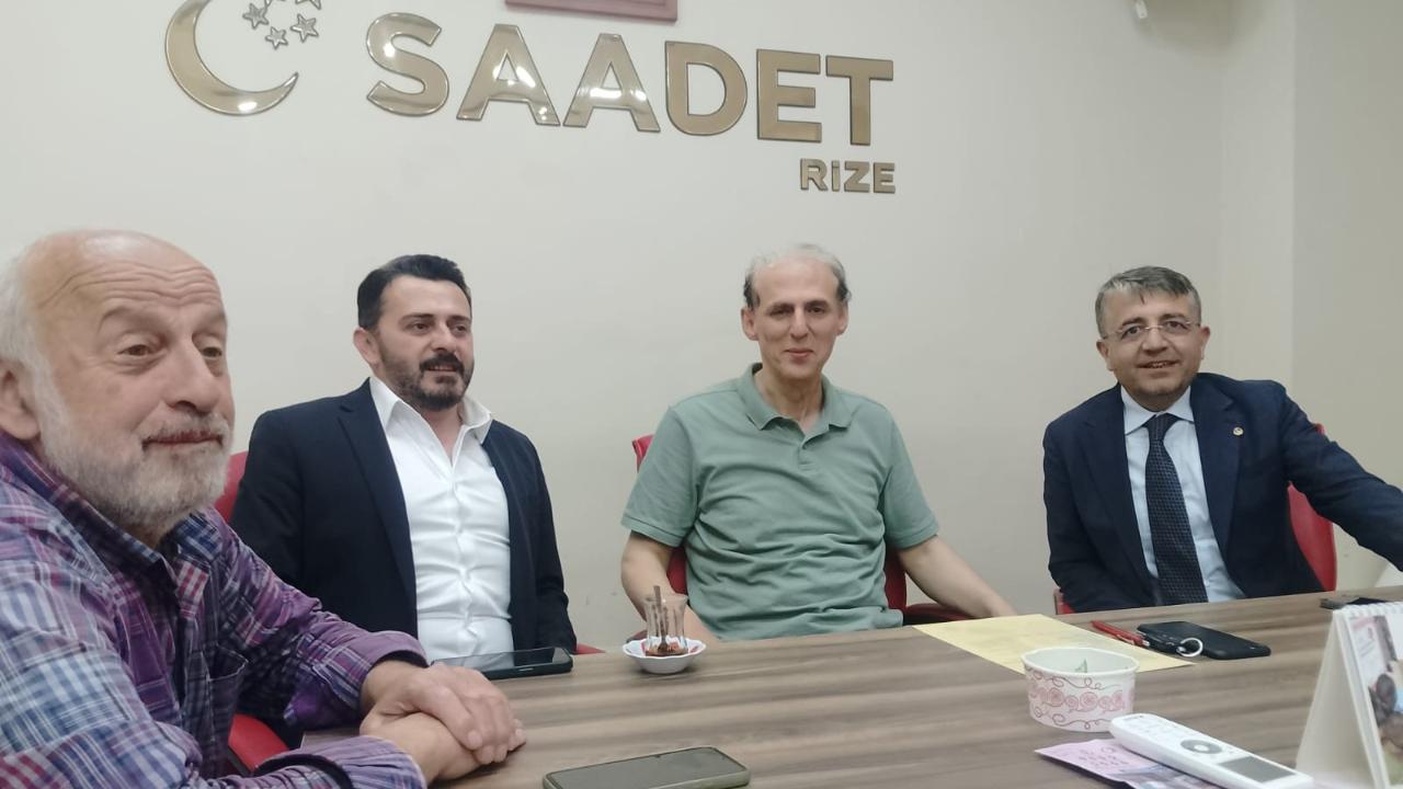 RTSO BAŞKAN ADAYI METE'DEN SAADET PARTİSİ'NE ZİYARET