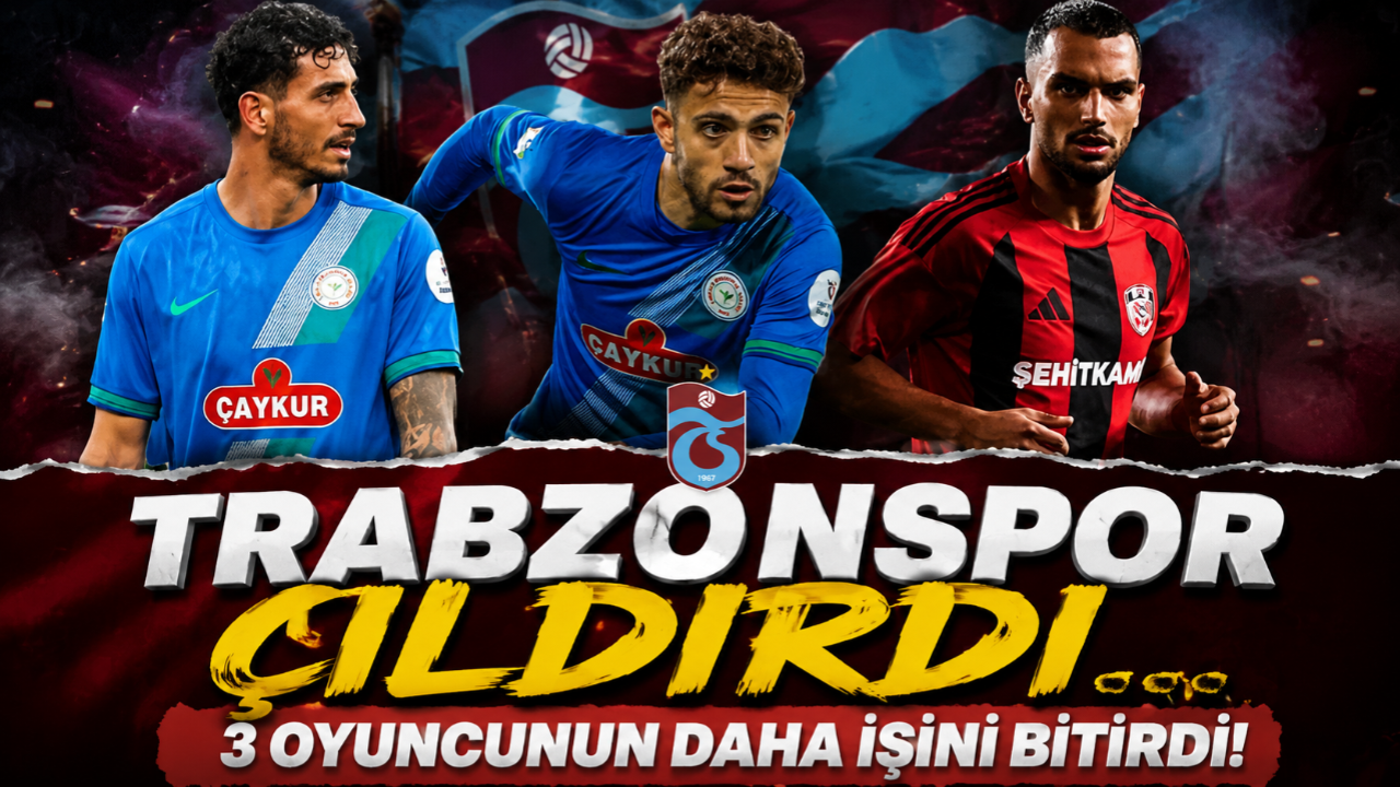 TRABZONSPOR TRANSFERDE ÇILDIRDI!