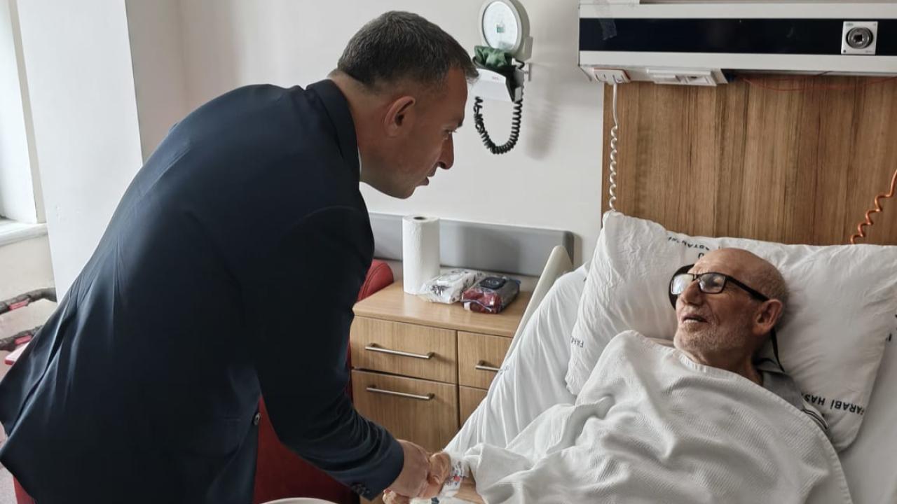 VALİ ŞAHİN'DEN MHP'Lİ SİVRİKAYA'NIN BABASINA ZİYARET
