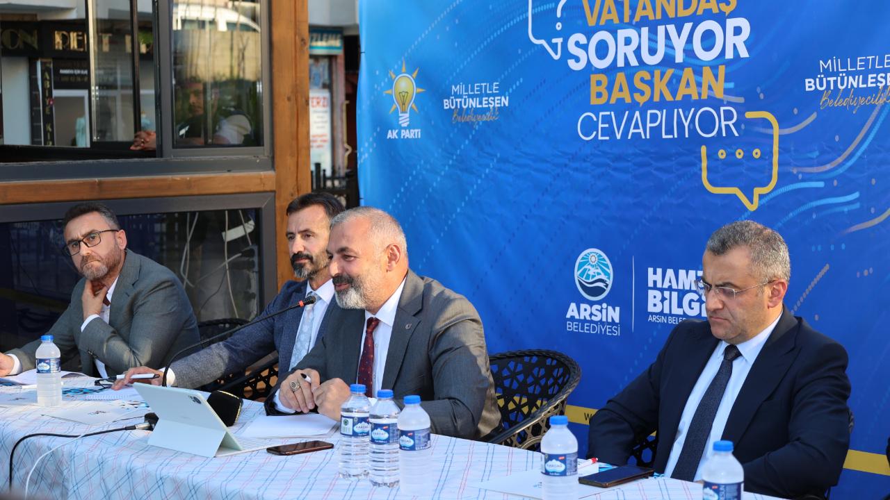 VATANDAŞ SORDU BAŞKAN BİLGİN CEVAPLADI
