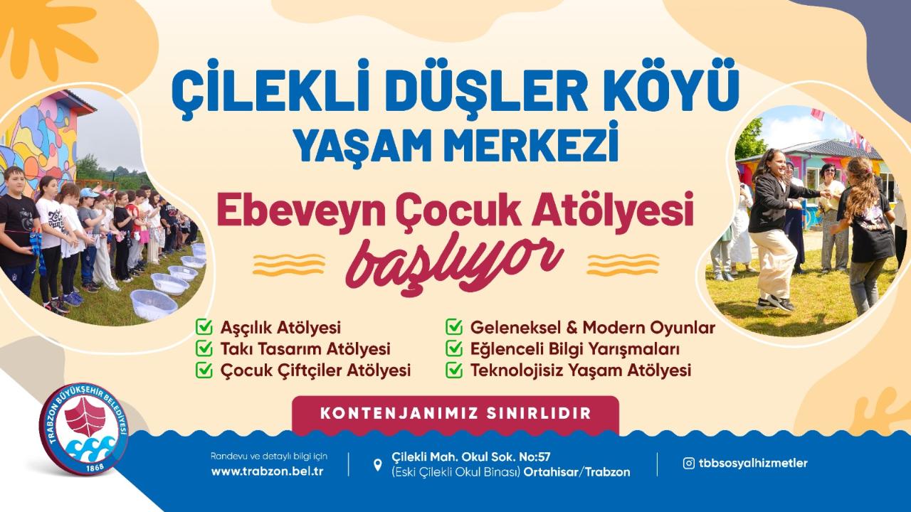 BÜYÜKŞEHİR’DEN, ‘EBEVEYN ÇOCUK ATÖLYESİ’ ETKİNLİĞİ