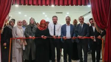 KURSİYELERİN ESERLERİ SANATSEVERLERLE BULUŞTU