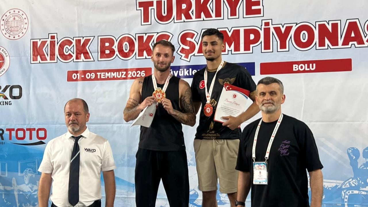ORTAHİSAR BELEDİYESİ SPORCULARINDAN ÇİFTE ŞAMPİYONLUK