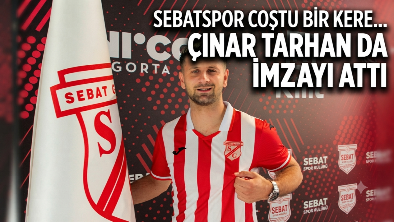 SEBATSPOR TRANSFER COŞTU... ÇINAR DA İMZALADI!