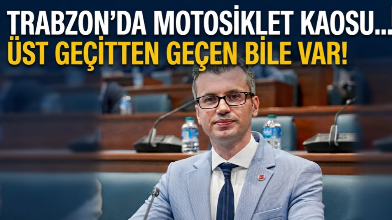 TRABZON'DA MOTOSİKLET KAOSU!